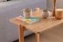 Hanah Home Maya - Mesa auxiliar Natural